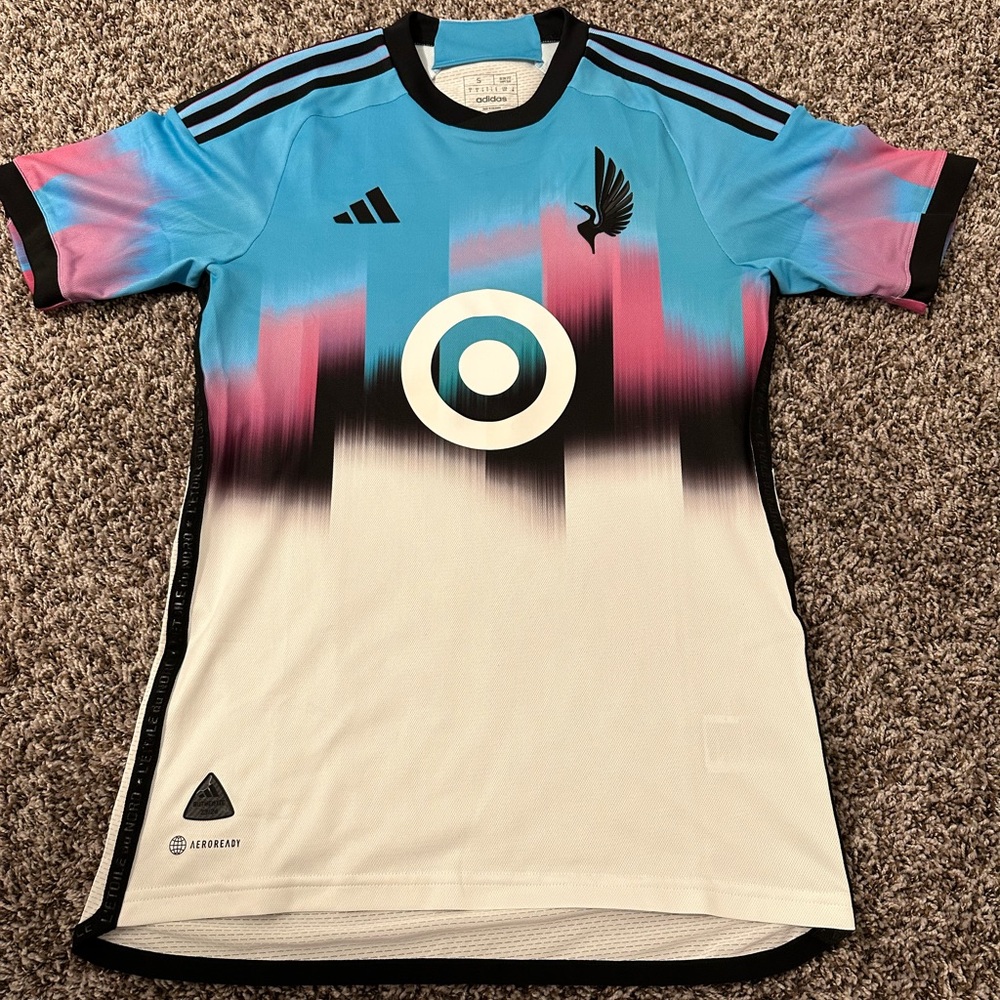 MINNESOTA UNITED FC 23/24 AWAY AUTHENTIC JERSEY SIZE SMALL MSRP $150
